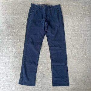 Ted Baker Men’s Navy Chino Dress Pants Size 31R Slim Fit Casual Trousers